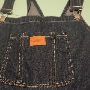 Dark Blue Denim Plus Overalls